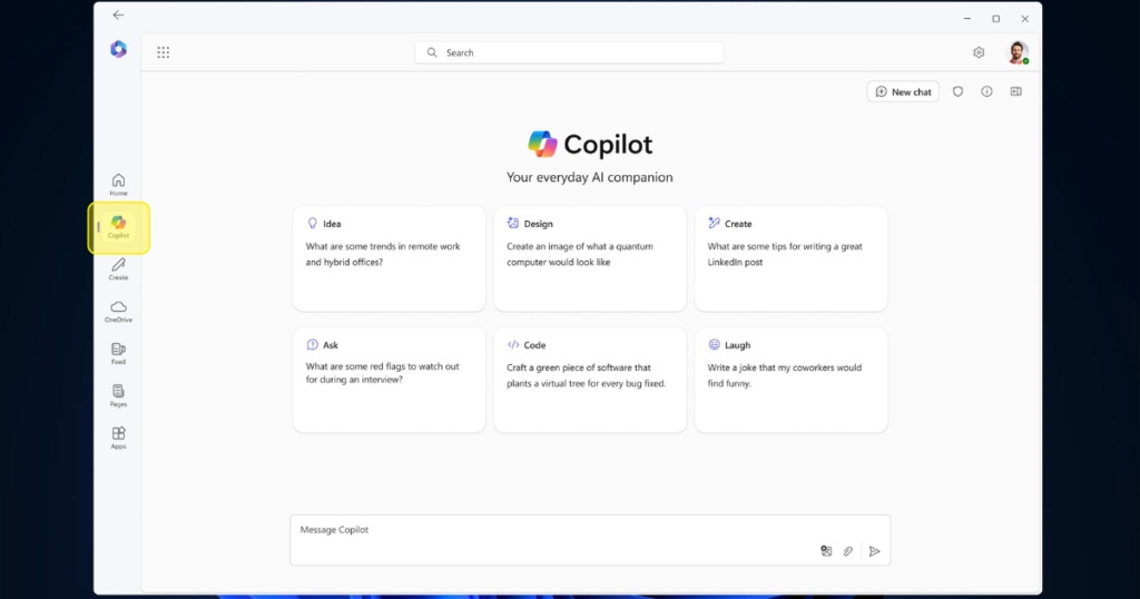 This image shows the copilot tool working.