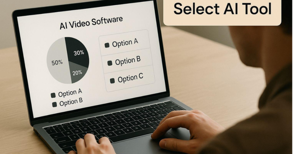 This image shows that the selection of AI video editing tools is very important.