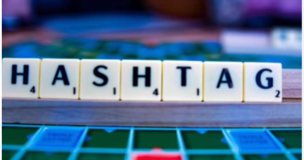 This image shows hashtags.