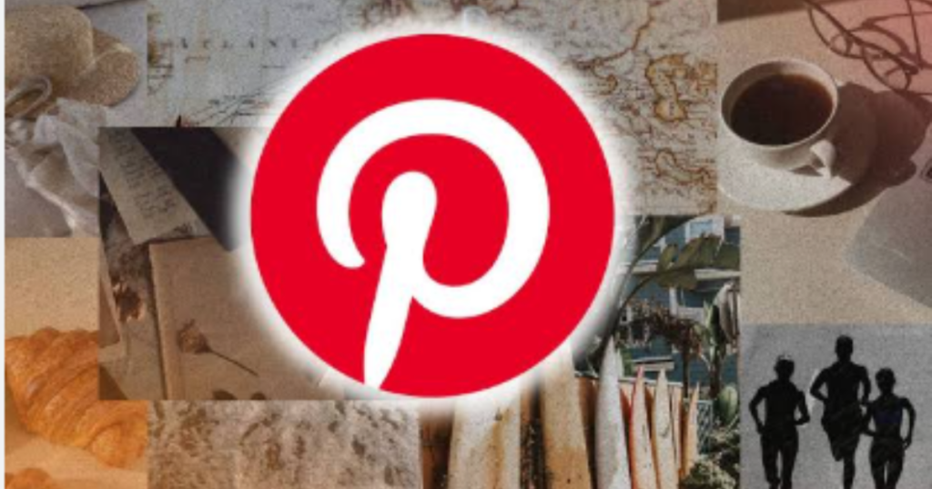 This image shows the social media platform Pinterest.