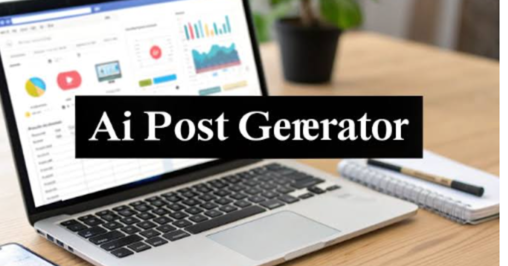 This image shows how to make a social media post.