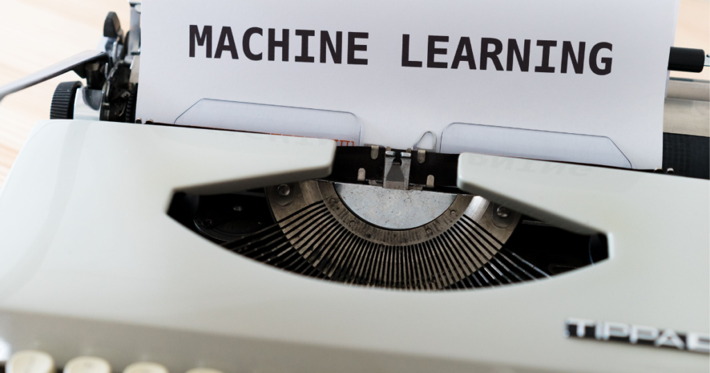 This image shows machine learning.